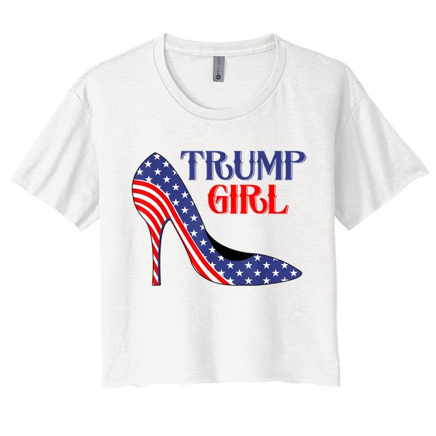 Yes I'm A Trump Girl Get Over It Women Design Crop Top