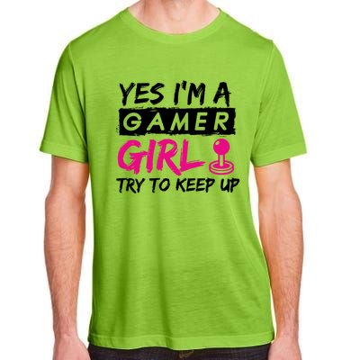 Yes IM A Gamer Gaming Gift Adult ChromaSoft Performance T-Shirt