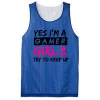 Yes IM A Gamer Gaming Gift Mesh Reversible Basketball Jersey Tank