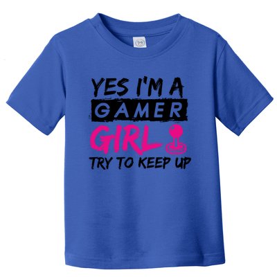 Yes IM A Gamer Gaming Gift Toddler T-Shirt