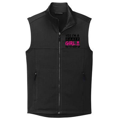 Yes IM A Gamer Gaming Gift Collective Smooth Fleece Vest