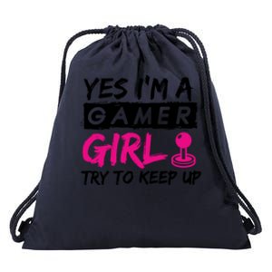 Yes IM A Gamer Gaming Gift Drawstring Bag