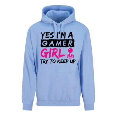 Yes IM A Gamer Gaming Gift Unisex Surf Hoodie