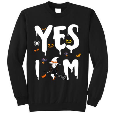 Yes I Am Matching Couples Halloween Tall Sweatshirt