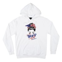 Yes IM A Trump Girl Deal With It Messy Bun Hoodie