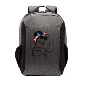 Yes Im A Trump Girl Get Over It Trump 2024 Election Gifts Vector Backpack