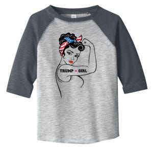 Yes Im A Trump Girl Get Over It Trump 2024 Election Gifts Toddler Fine Jersey T-Shirt