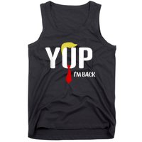 Yup IM Back Vintage Usa For Funny Trump 2024 Election Tank Top