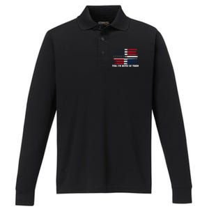 Yes Im Both Of Them American Dominican Republic Flag Meaningful Gift Performance Long Sleeve Polo