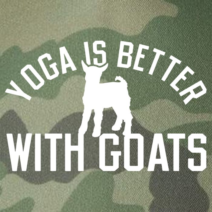 Yoga Is Better With Goats Funny Goat Yoga Legacy Tie Dye Trucker Hat