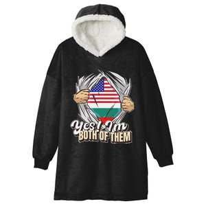 Yes! IM Both Of Them Dual Citizenship Bulgaria Hooded Wearable Blanket