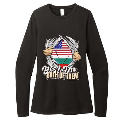 Yes! IM Both Of Them Dual Citizenship Bulgaria Womens CVC Long Sleeve Shirt