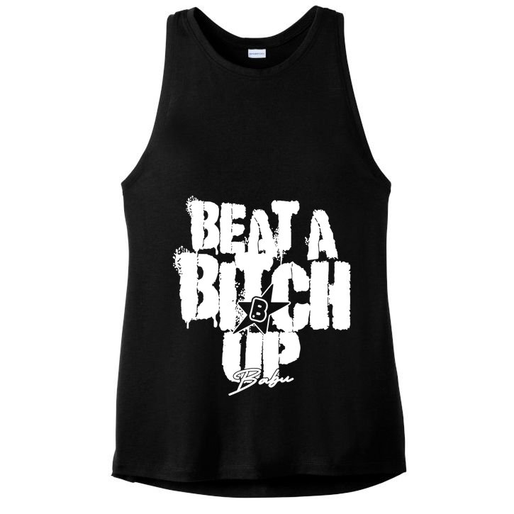 Yaevorikreationz Ivori Babu Beat A Bitch Up Ladies PosiCharge Tri-Blend Wicking Tank