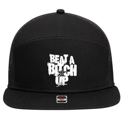 Yaevorikreationz Ivori Babu Beat A Bitch Up 7 Panel Mesh Trucker Snapback Hat