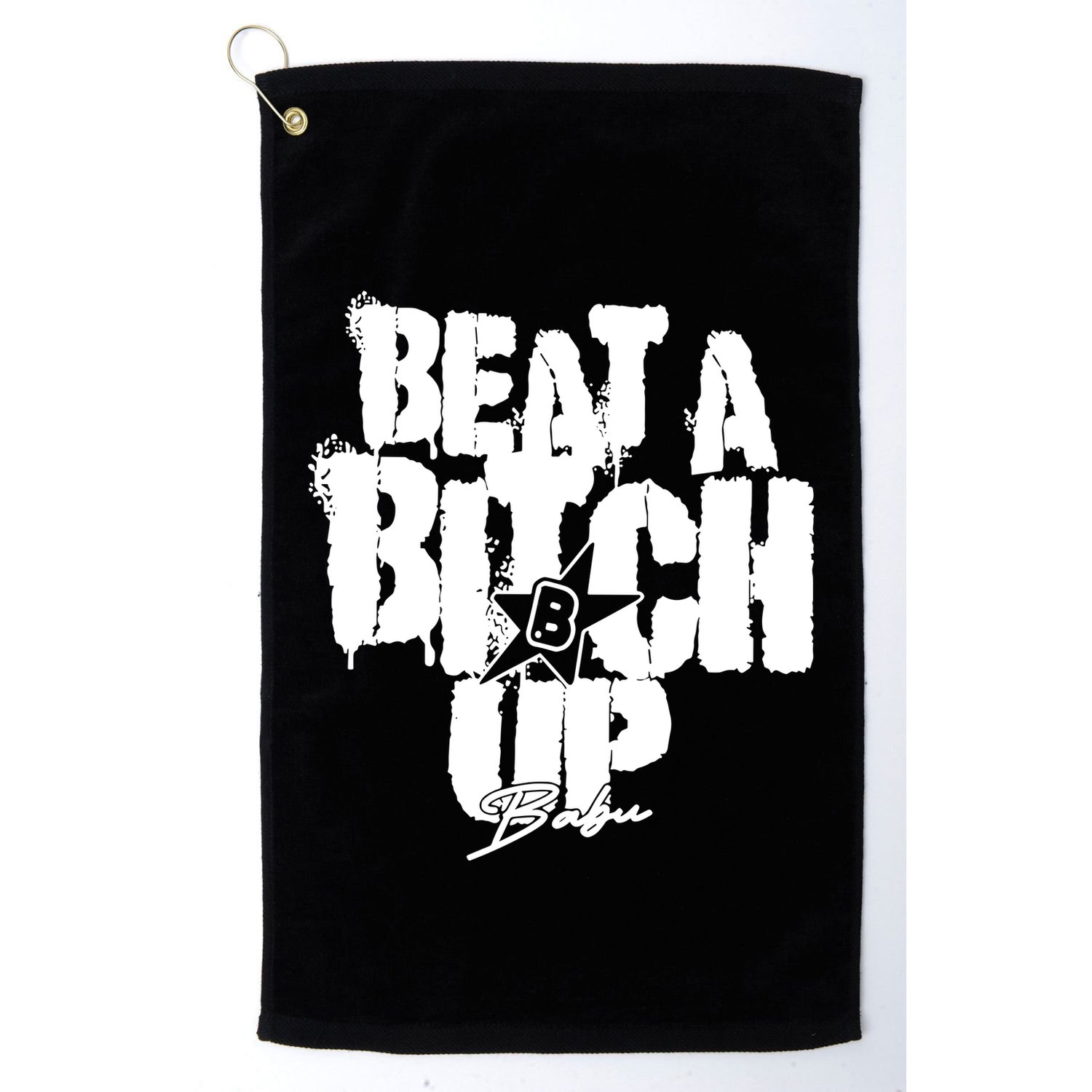Yaevorikreationz Ivori Babu Beat A Bitch Up Golf Towel