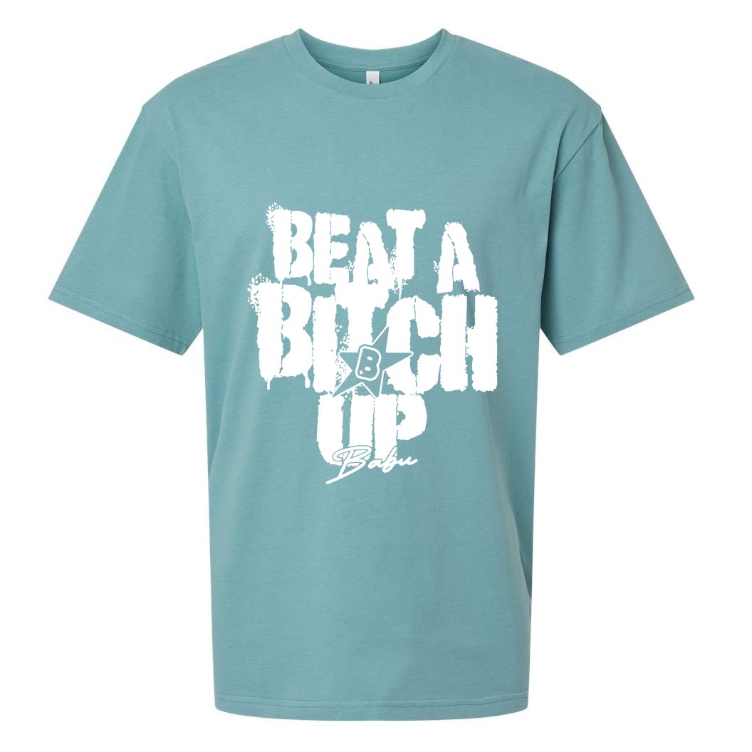 Yaevorikreationz Ivori Babu Beat A Bitch Up Sueded Cloud Jersey T-Shirt
