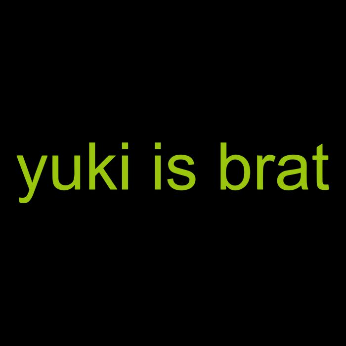 Yuki Is Brat Limited Cooling Performance Crew T-Shirt
