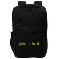 Yuki Is Brat Limited Impact Tech Backpack