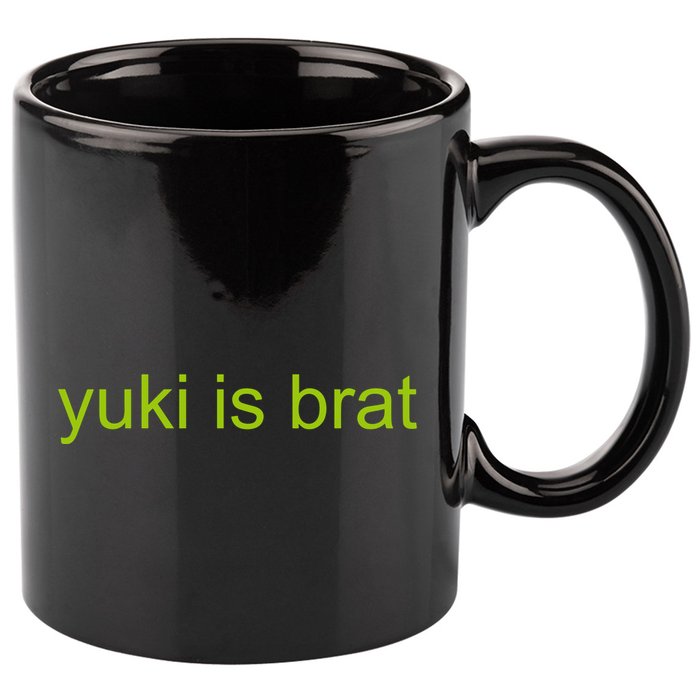 Yuki Is Brat Limited 11oz C Handle Ceramic Mug