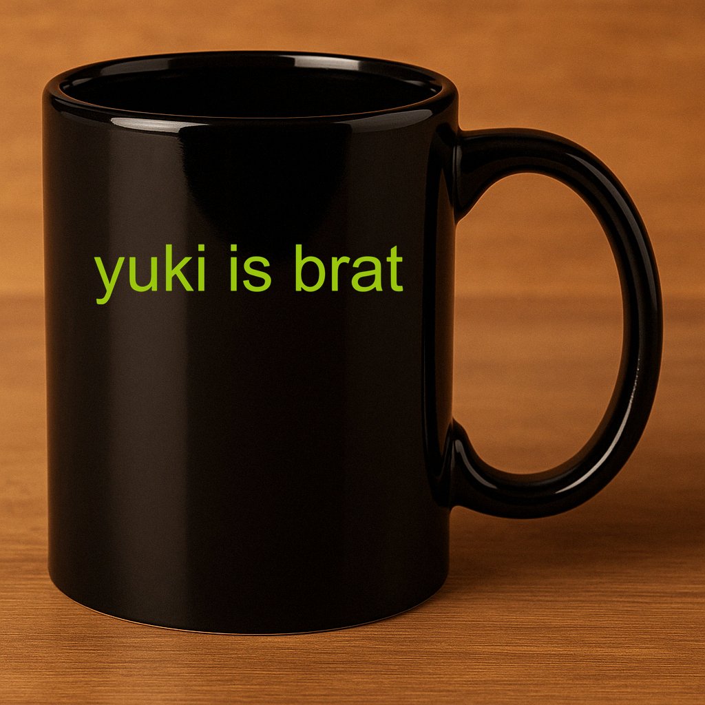 Yuki Is Brat Limited 11oz C Handle Ceramic Mug