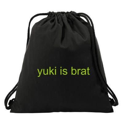 Yuki Is Brat Limited Drawstring Bag