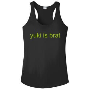 Yuki Is Brat Limited Ladies PosiCharge Competitor Racerback Tank