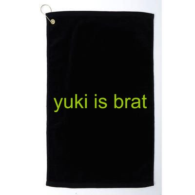 Yuki Is Brat Limited Golf Towel