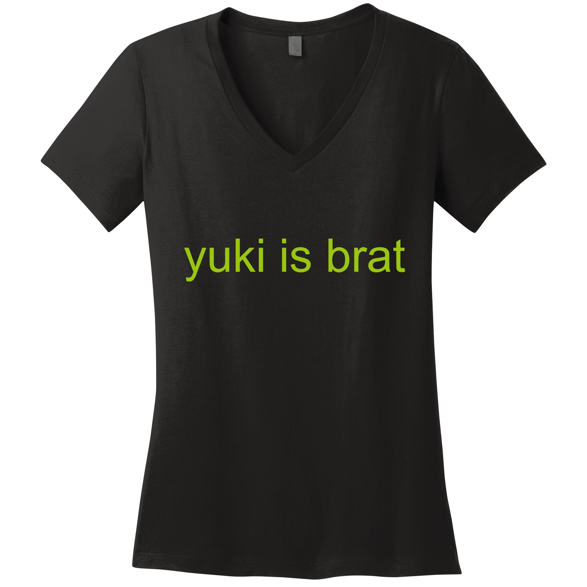 Yuki Is Brat Limited Women's V-Neck T-Shirt