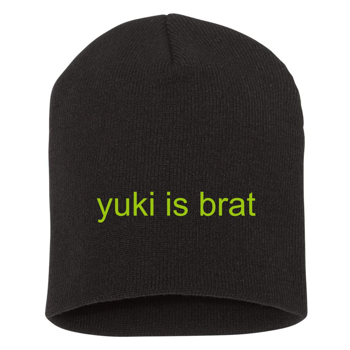 Yuki Is Brat Limited Short Acrylic Beanie
