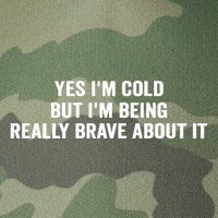 Yes I'm Cold But I'm Being Really Brave About It Funny Cold Legacy Tie Dye Trucker Hat