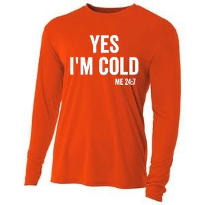 Yes Im Cold Me 24 7 Cooling Performance Long Sleeve Crew