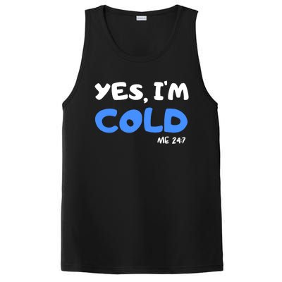 YES, I'M COLD Me 24 7 PosiCharge Competitor Tank