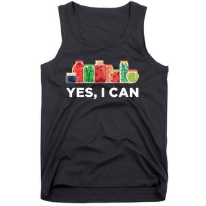 Yes I Can Funny Canning Food Gift Idea Trending Tank Top