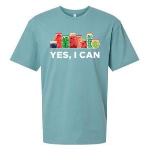 Yes I Can Funny Canning Food Gift Idea Trending Sueded Cloud Jersey T-Shirt