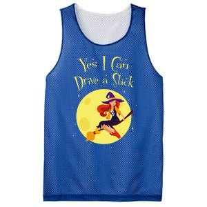 Yes I Can Drive A Stick Funny Design For Halloween Mesh Reversible Basketball Jersey Tank