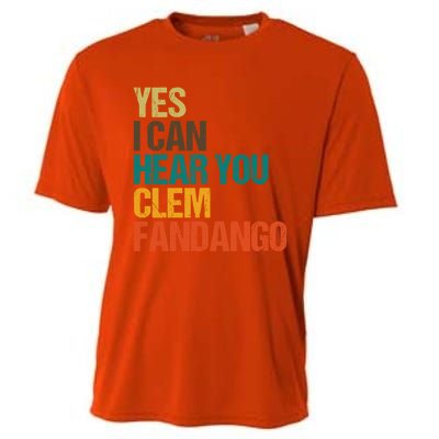 Yes I Can Hear You Clem Fandango Retro Vintage Cooling Performance Crew T-Shirt