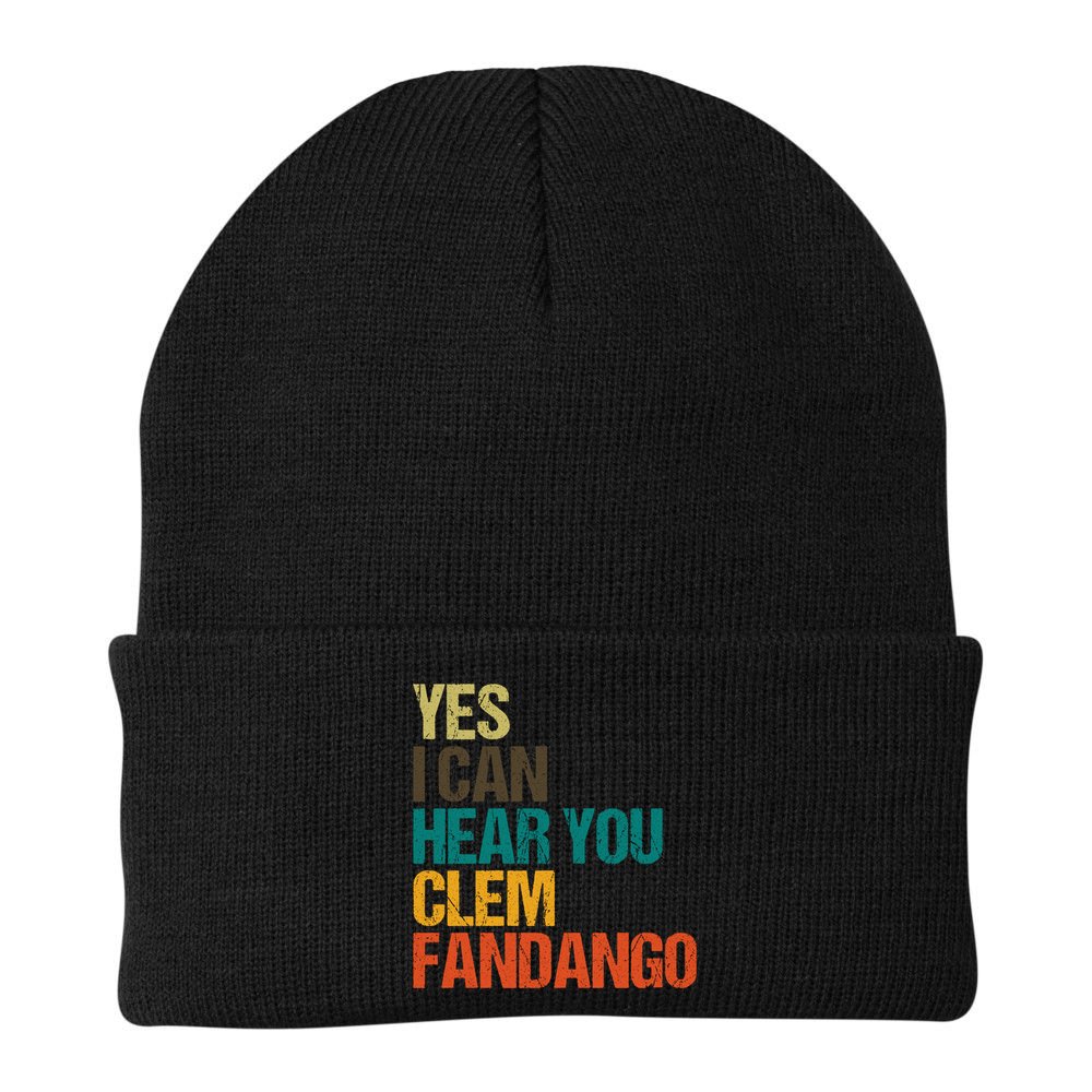 Yes I Can Hear You Clem Fandango Retro Vintage Beanie