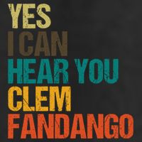 Yes I Can Hear You Clem Fandango Retro Vintage Golf Towel