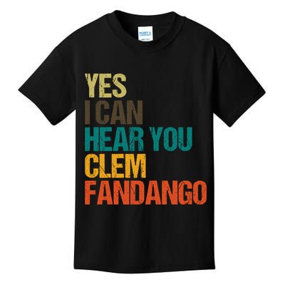 Yes I Can Hear You Clem Fandango Retro Vintage Kids T-Shirt