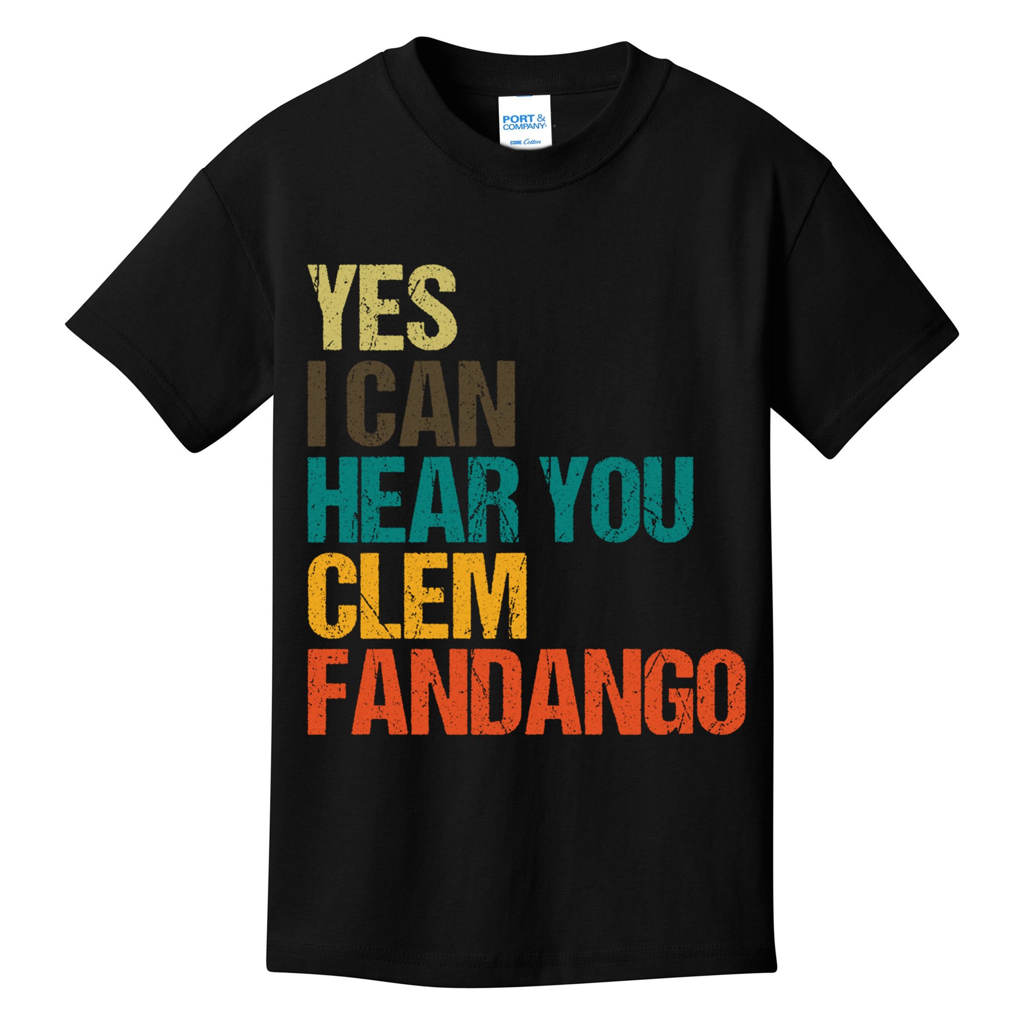 Yes I Can Hear You Clem Fandango Retro Vintage Kids T-Shirt