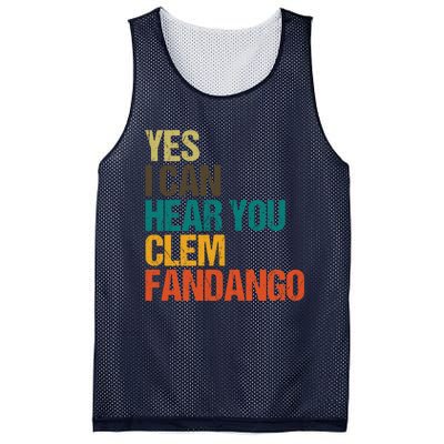 Yes I Can Hear You Clem Fandango Retro Vintage Mesh Reversible Basketball Jersey Tank