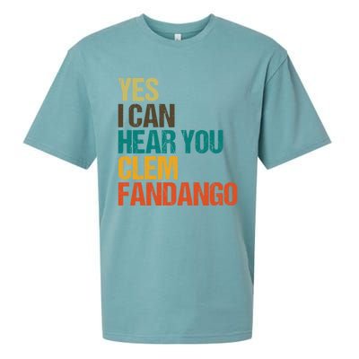 Yes I Can Hear You Clem Fandango Retro Vintage Sueded Cloud Jersey T-Shirt