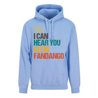 Yes I Can Hear You Clem Fandango Retro Vintage Unisex Surf Hoodie