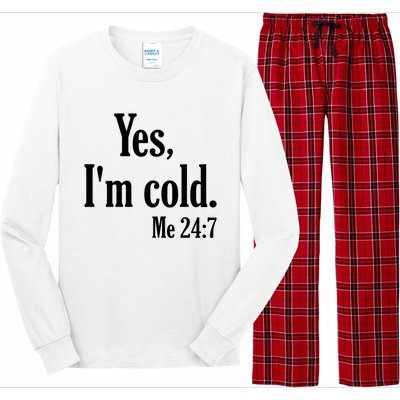 Yes I’m Cold Me 24:7 Long Sleeve Pajama Set