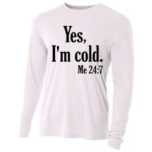 Yes I’m Cold Me 24:7 Cooling Performance Long Sleeve Crew