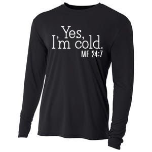 Yes Im Cold Me 24 7 Cooling Performance Long Sleeve Crew