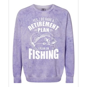 Yes I do have a retirement plan I plan on fishing Colorblast Crewneck Sweatshirt