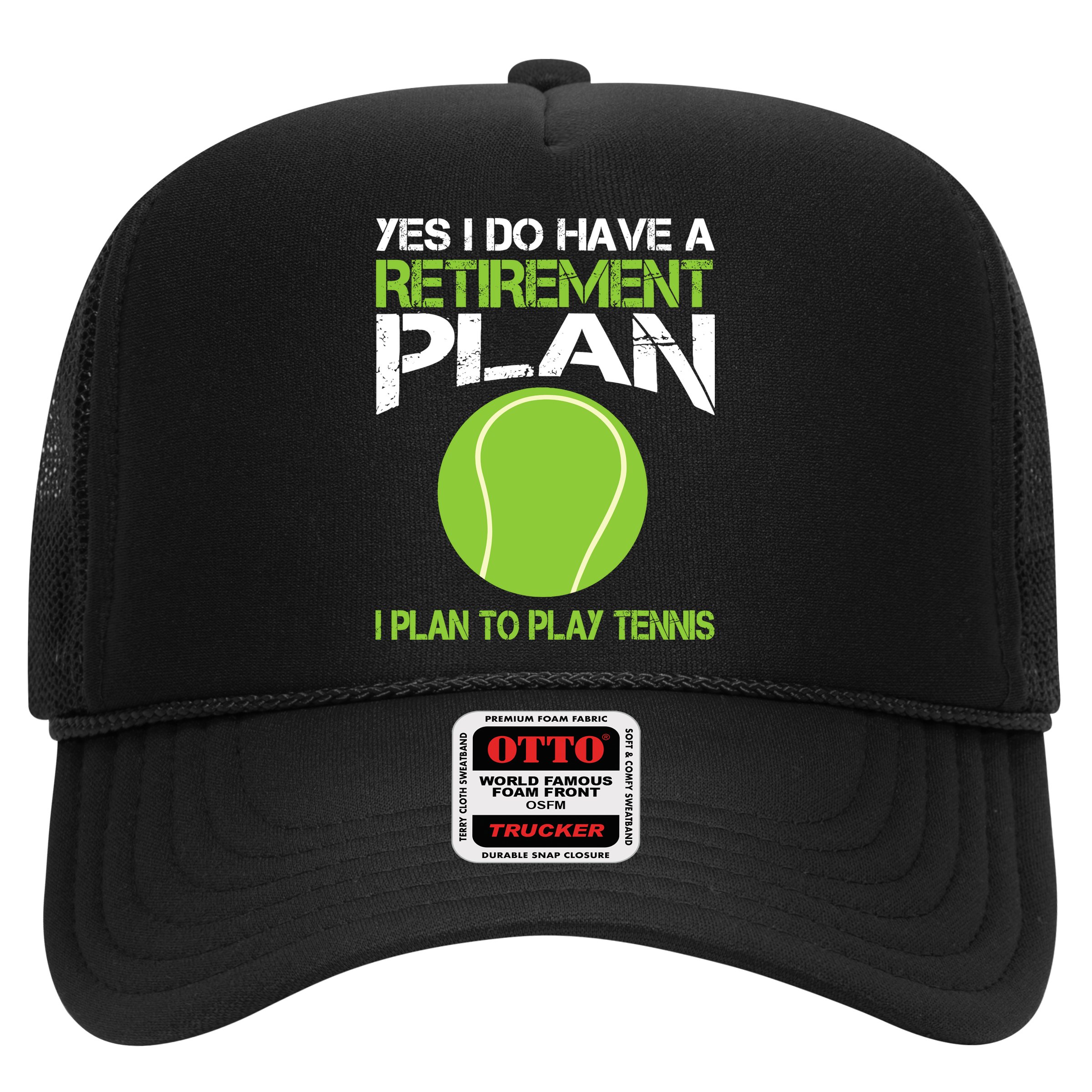 Yes I Do Have A Retirement Plan Tennis Retirement Gift Hat
