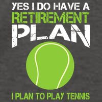 Yes I Do Have A Retirement Plan Tennis Retirement Gift Vector Backpack