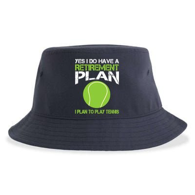 Yes I Do Have A Retirement Plan Tennis Retirement Gift Sustainable Bucket Hat